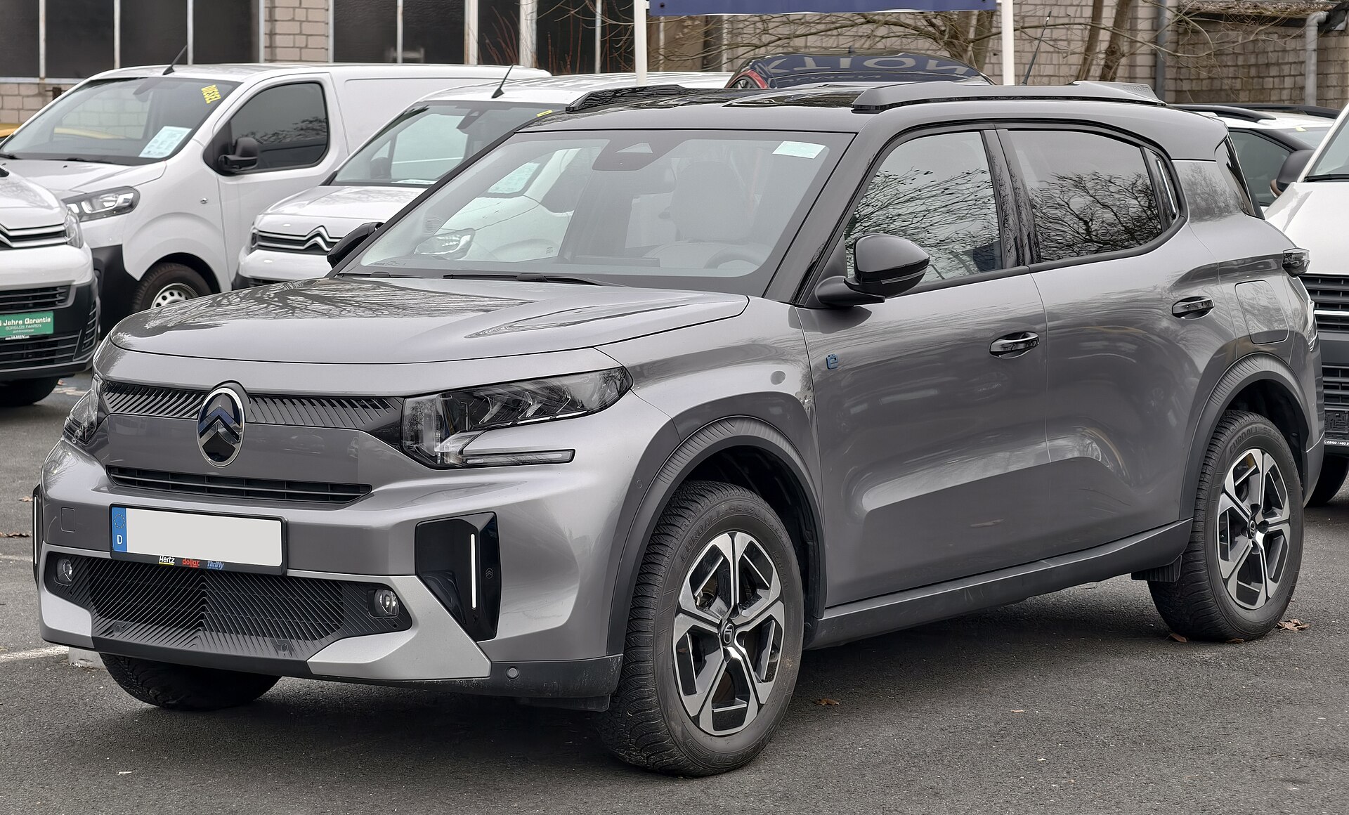Citroën ë-C3 Aircross Long Range, önden üç çeyrek görünüm