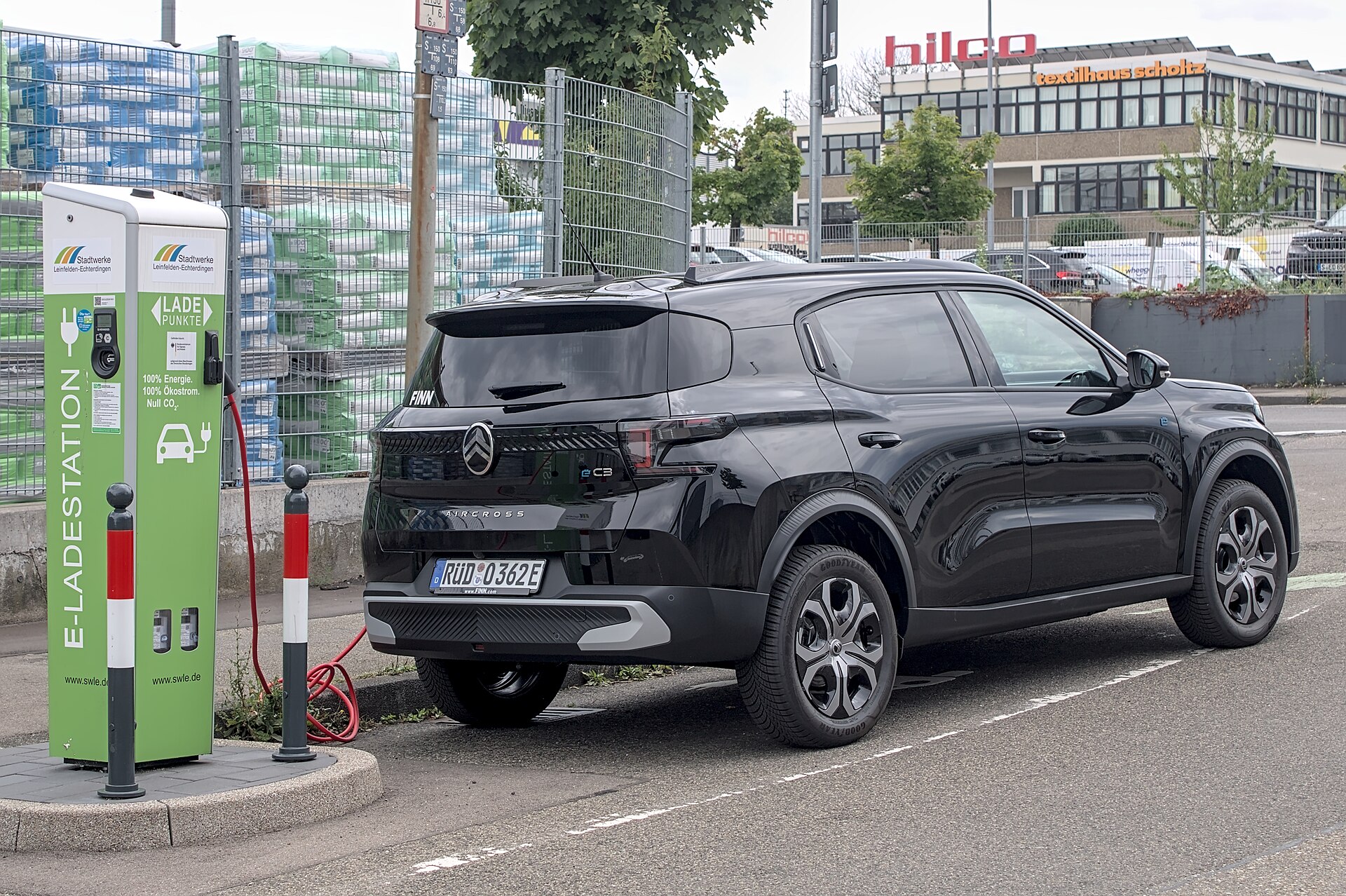 Citroën ë-C3 Aircross gövde ve ön tasarım detayı