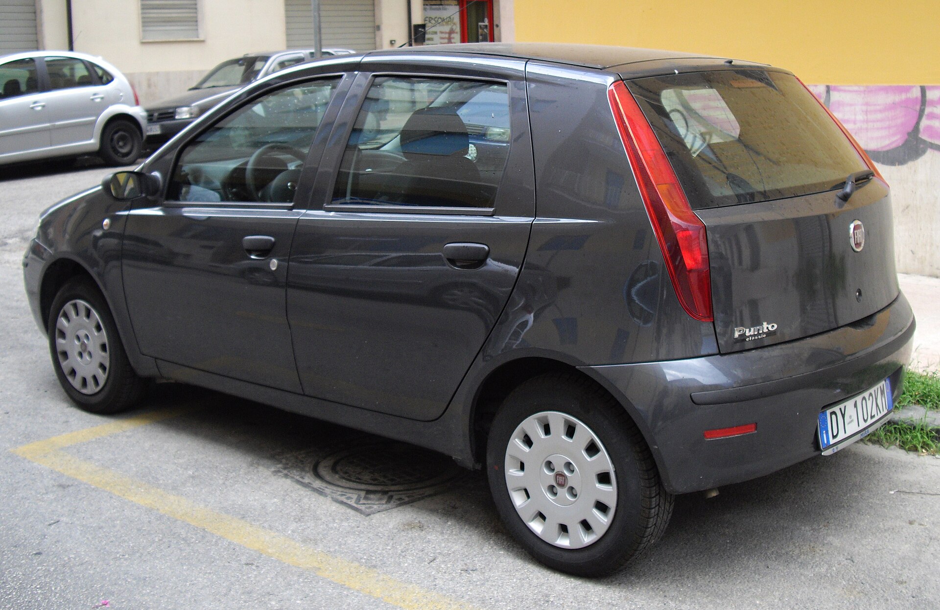 2009 Fiat Punto Classic Type 188 arka görünüş