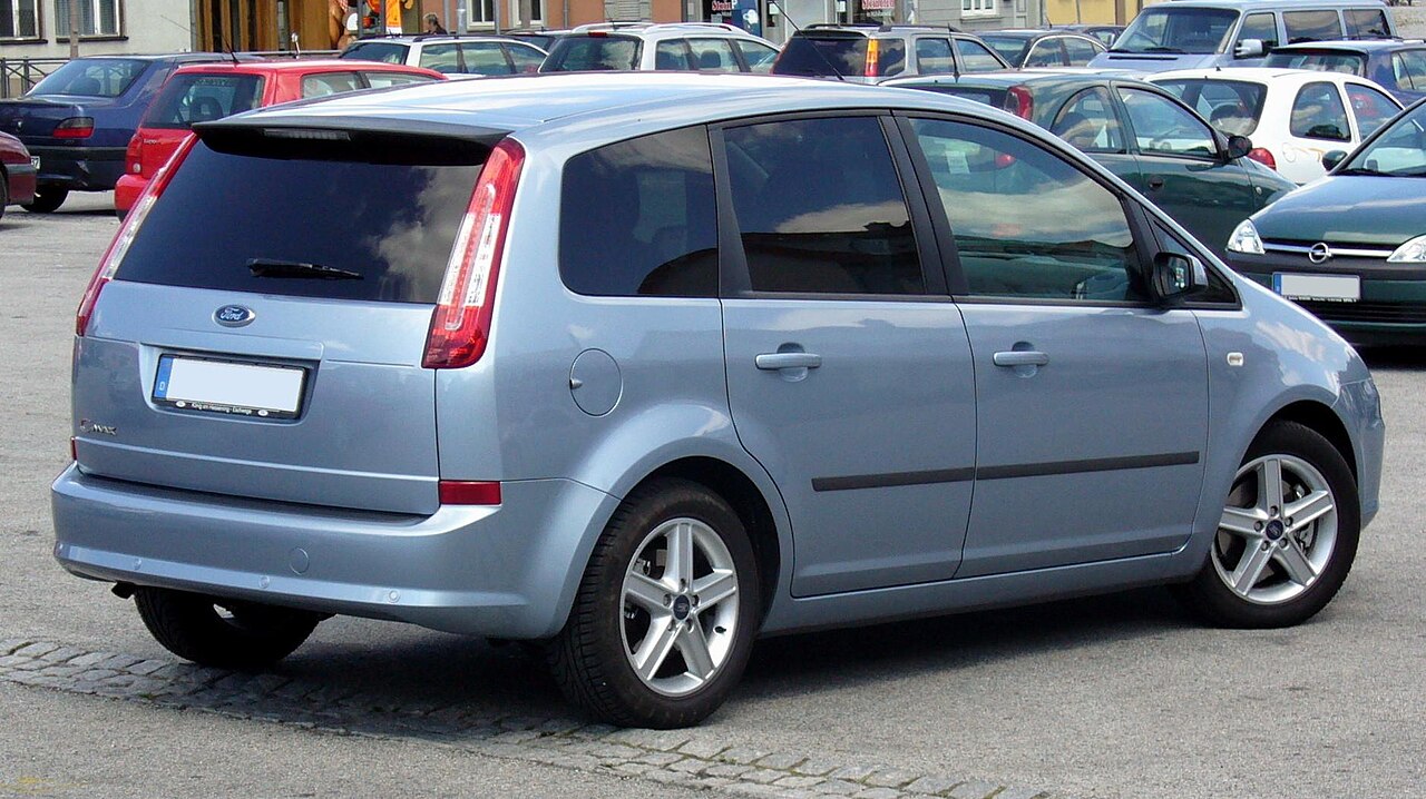 Ford C-MAX birinci nesil, yan ve ön görünüm