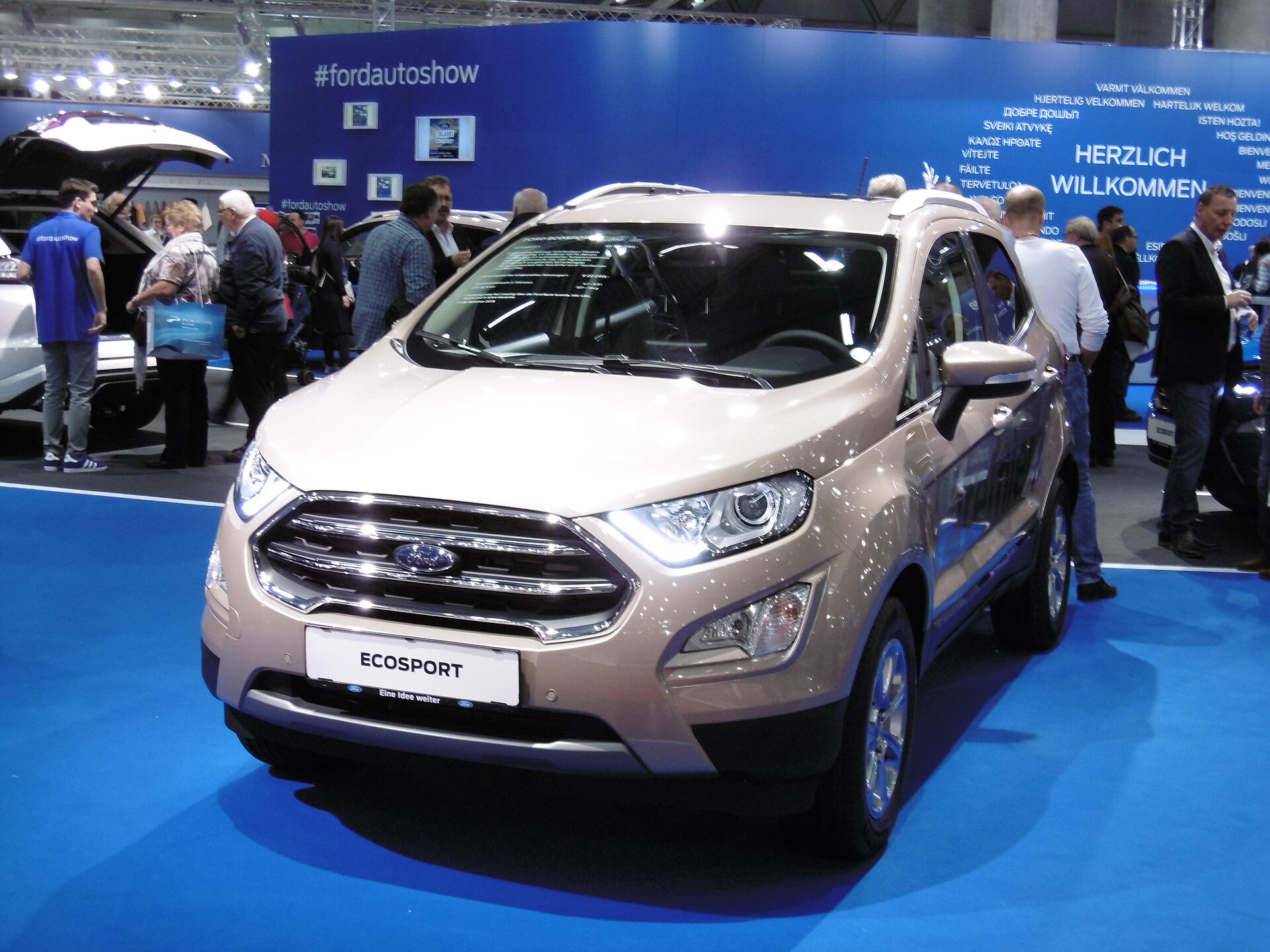 2018 Viyana otomobil fuarında Ford EcoSport makyajlı gövde