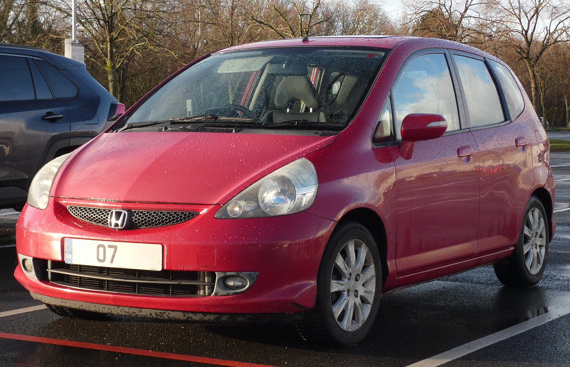 2007 Honda Jazz GD, ön üç çeyrek görünüş