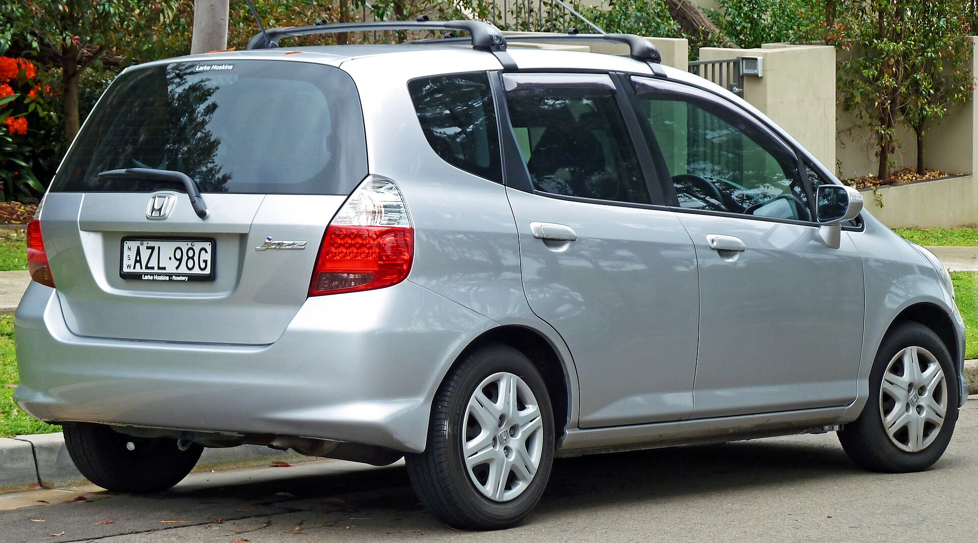 Honda Jazz GD son dönem arka üç çeyrek görünümü