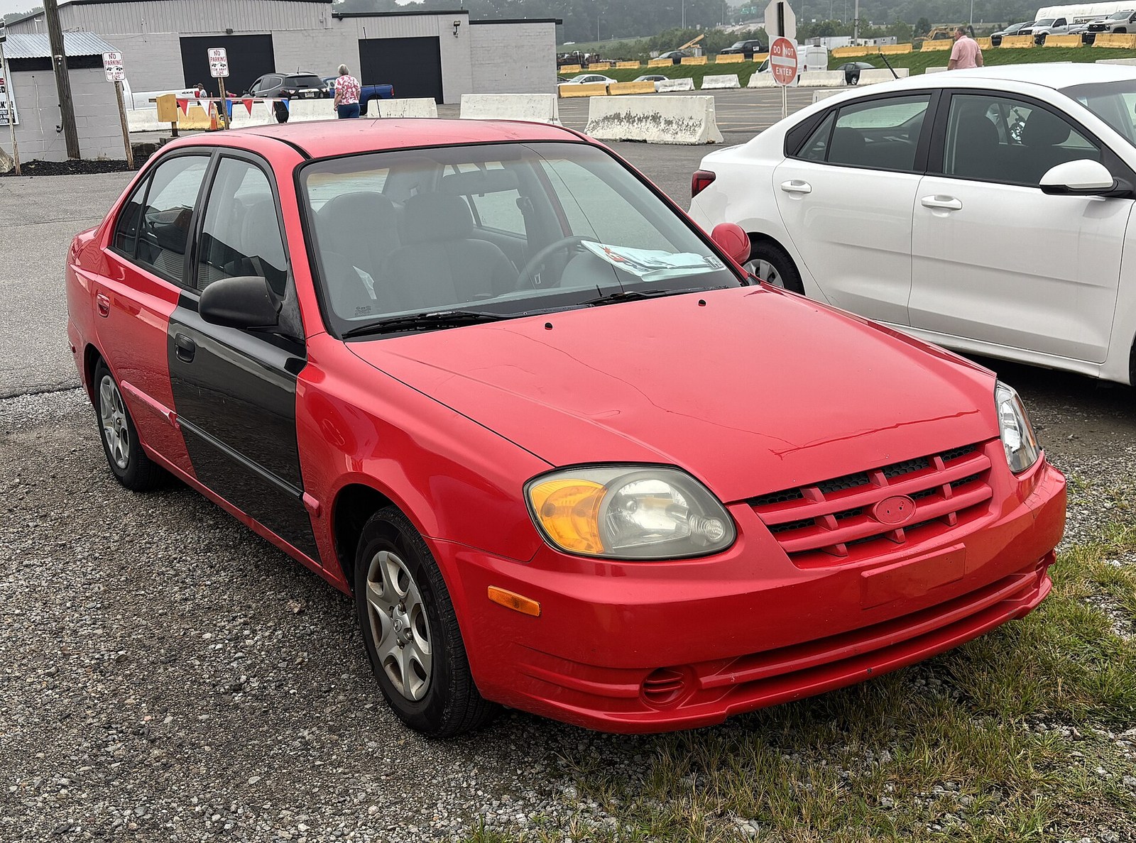 Hyundai Accent Admire kırmızı sedan