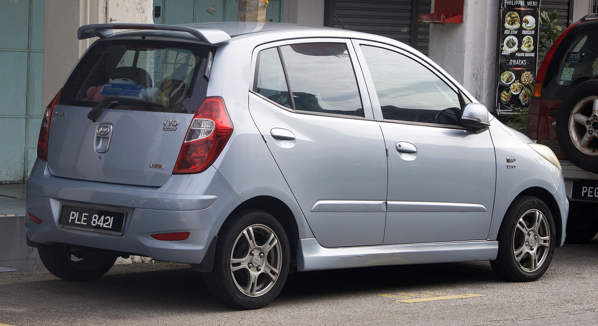 2012 Hyundai i10 PA makyajlı arka görünüm, dış pazar 1.25 CVVT