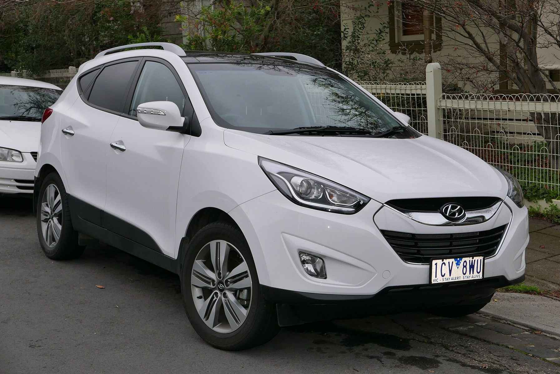 Makyajlı Hyundai ix35 önden görünüm