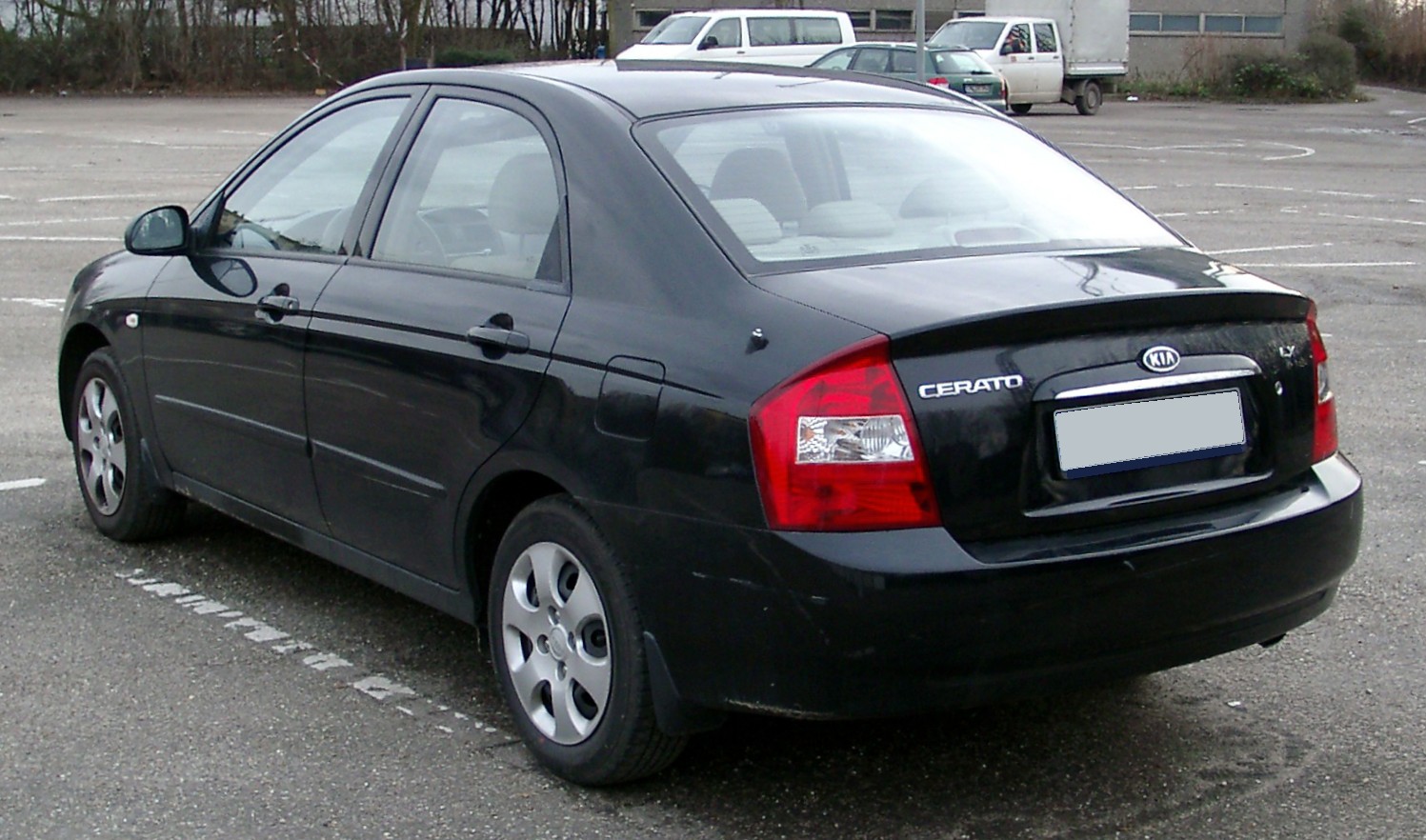 Kia Cerato LD sedan arka görünümü