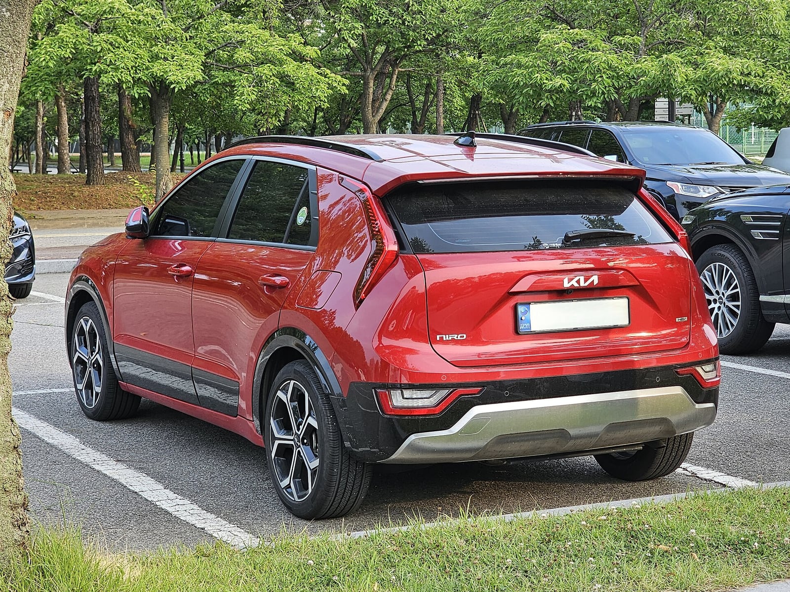 Kia Niro SG2 kırmızı gövde rengiyle