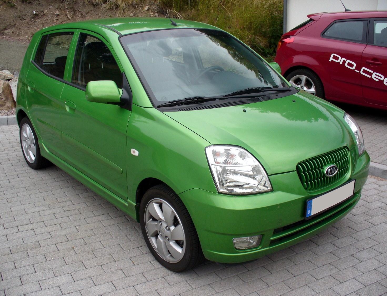 Kia Picanto ilk nesil makyaj öncesi EX yeşil araç