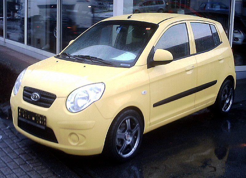 2008 makyajlı Kia Picanto ilk nesil ön görünüm