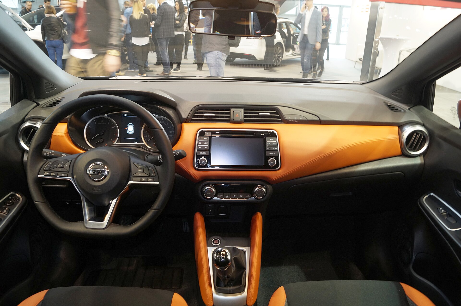 Nissan Micra K14 kabin ve ön konsol