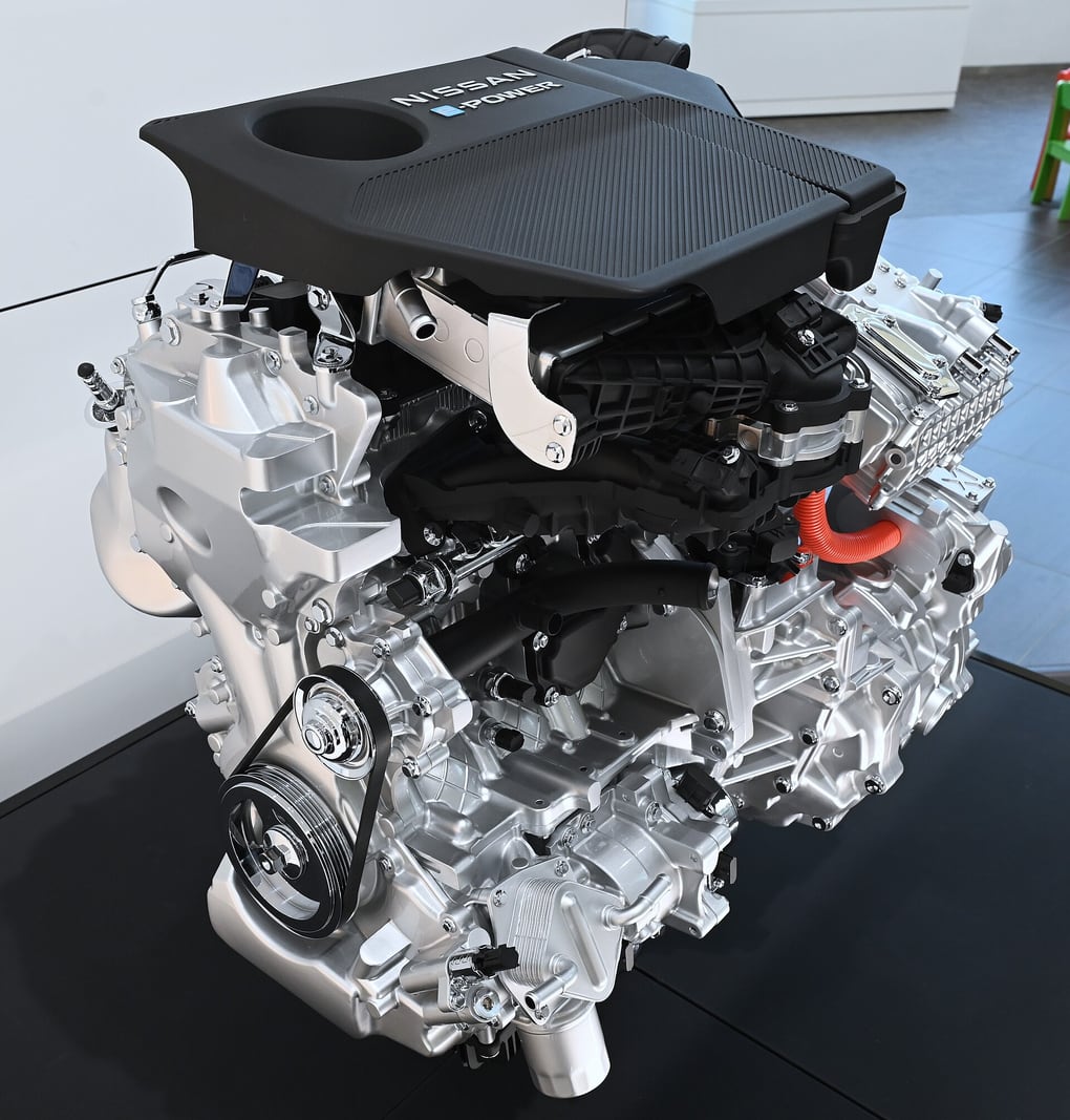 Nissan X-Trail e-4ORCE güç sistemi kesiti