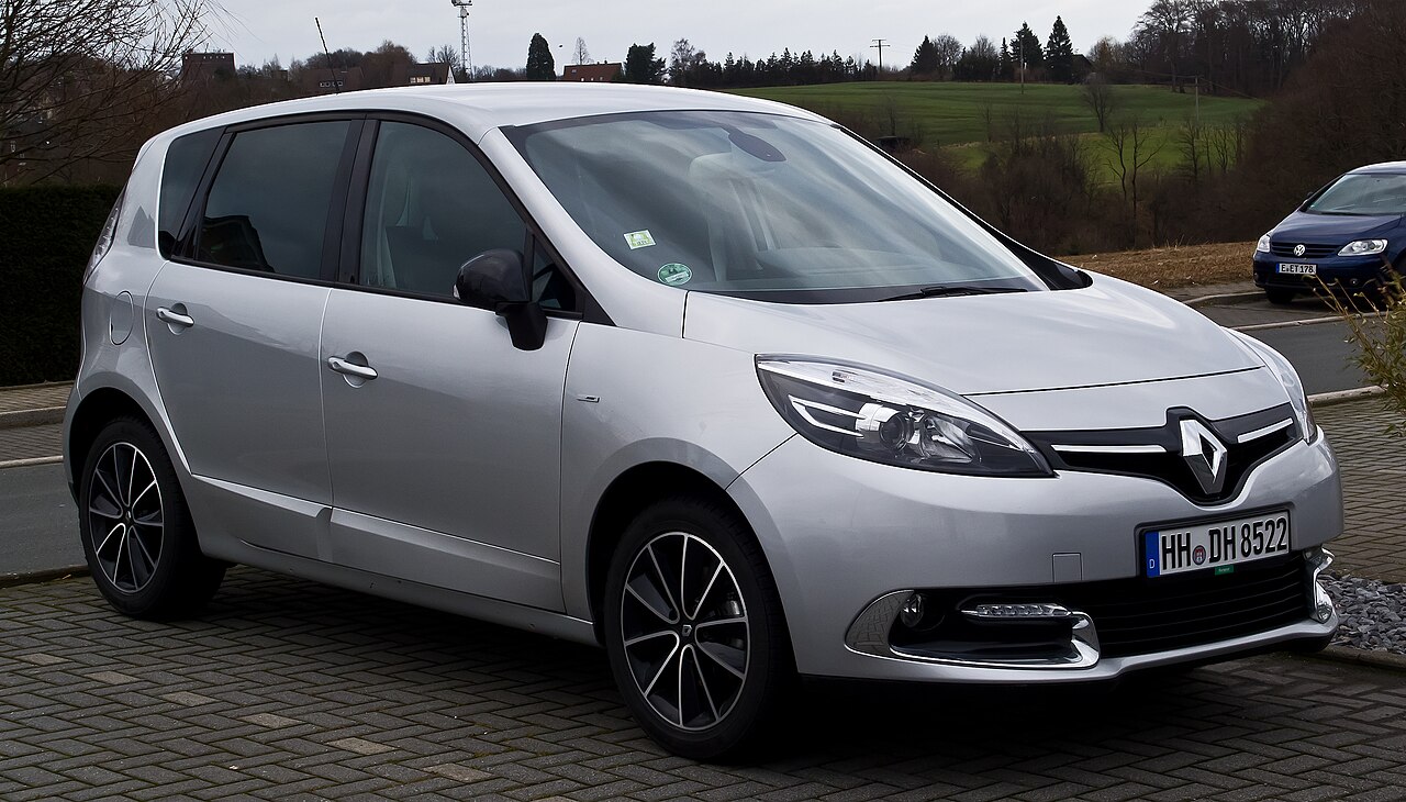 Renault Scénic III makyajlı model ön görünüm