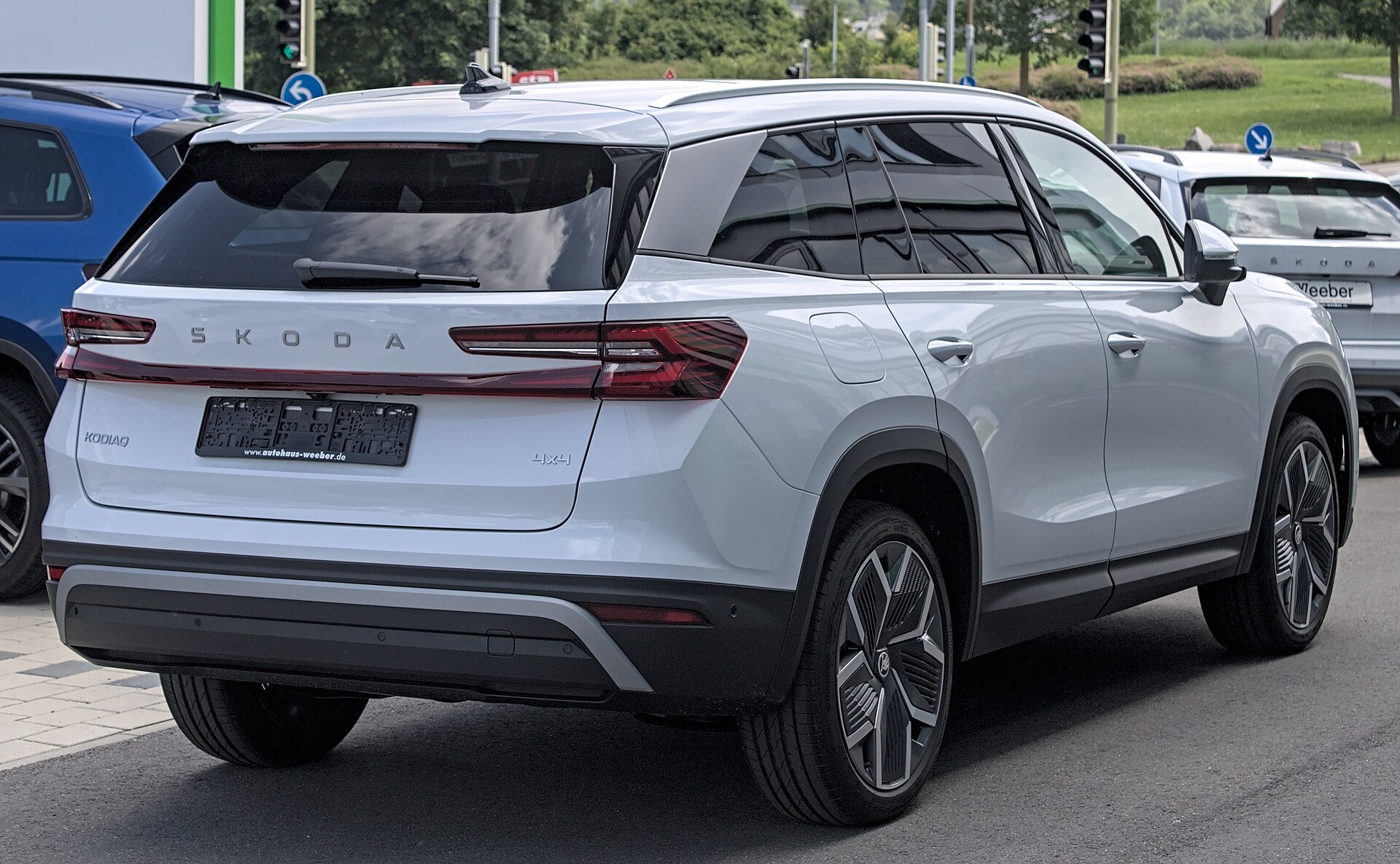 Kodiaq II arka gövde ve bagaj kapağı görünümü