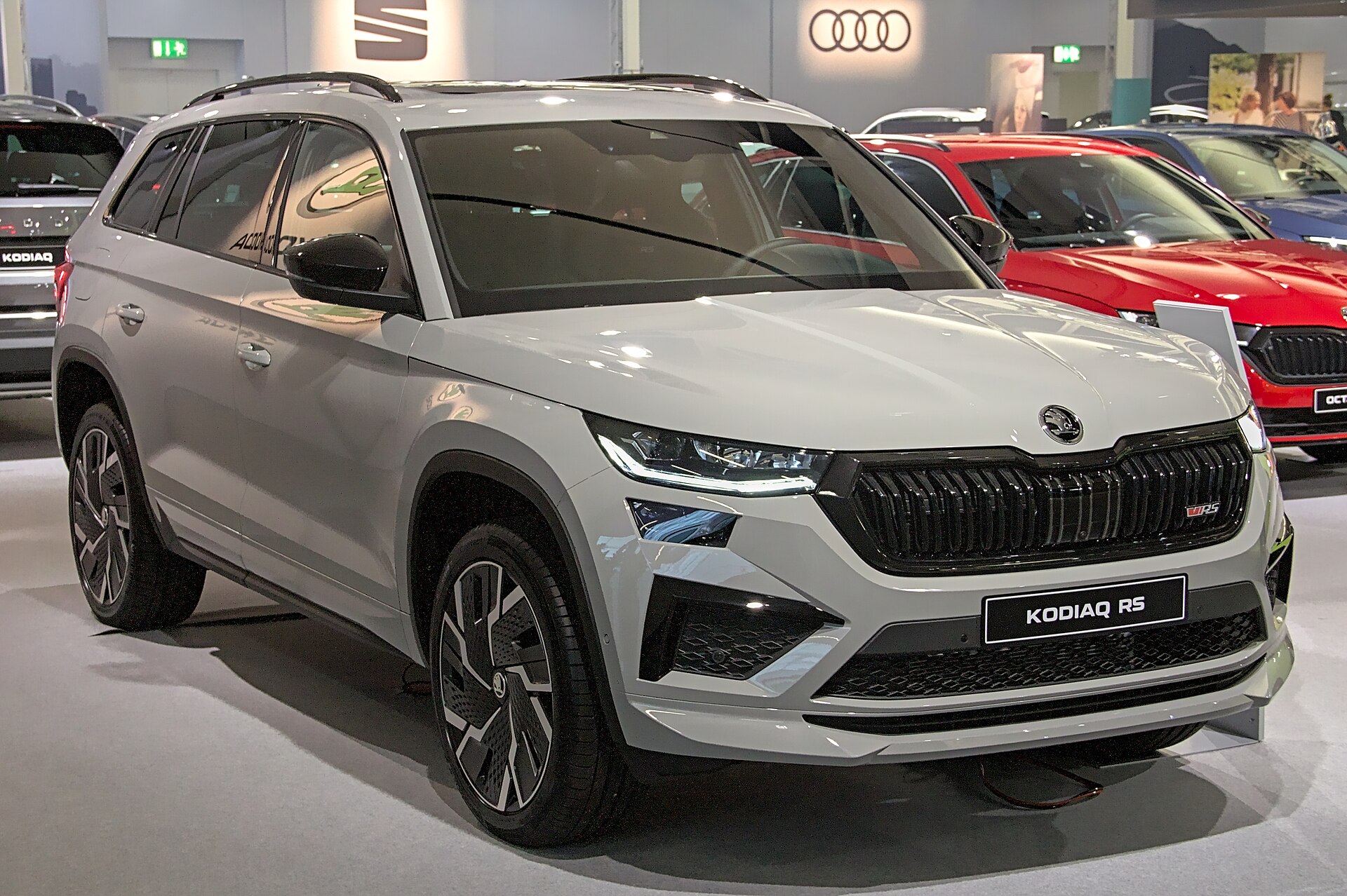Makyajlı Skoda Kodiaq RS ön görünümü