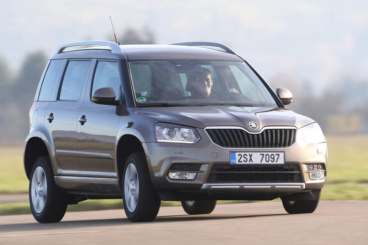 Makyajlı Škoda Yeti 2.0 TDI yolda