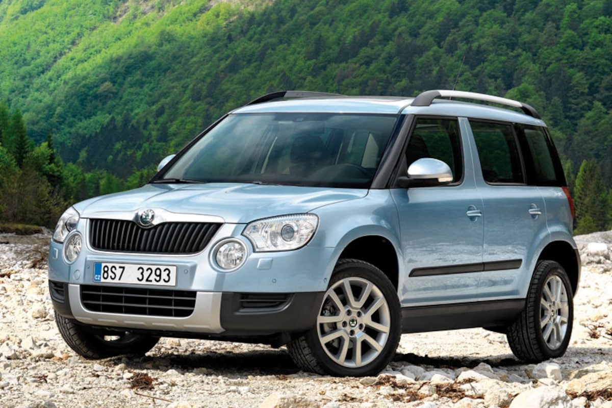 Kayalık zeminde Škoda Yeti 1.8 TSI 4x4