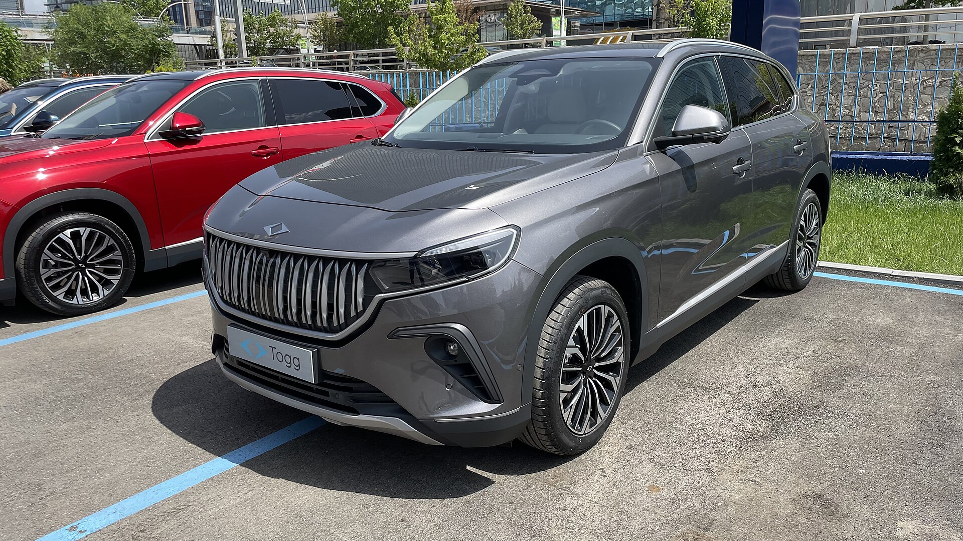 Gri Togg T10X dış görünümü