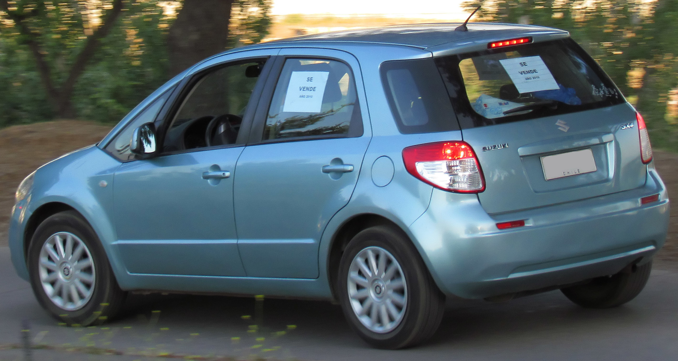 Suzuki SX4 1.6 GLX Sport 2008 arka bölüm