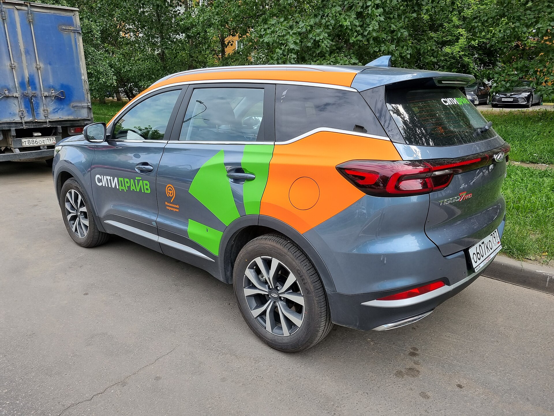 Moskova'da Chery Tiggo 7 Pro