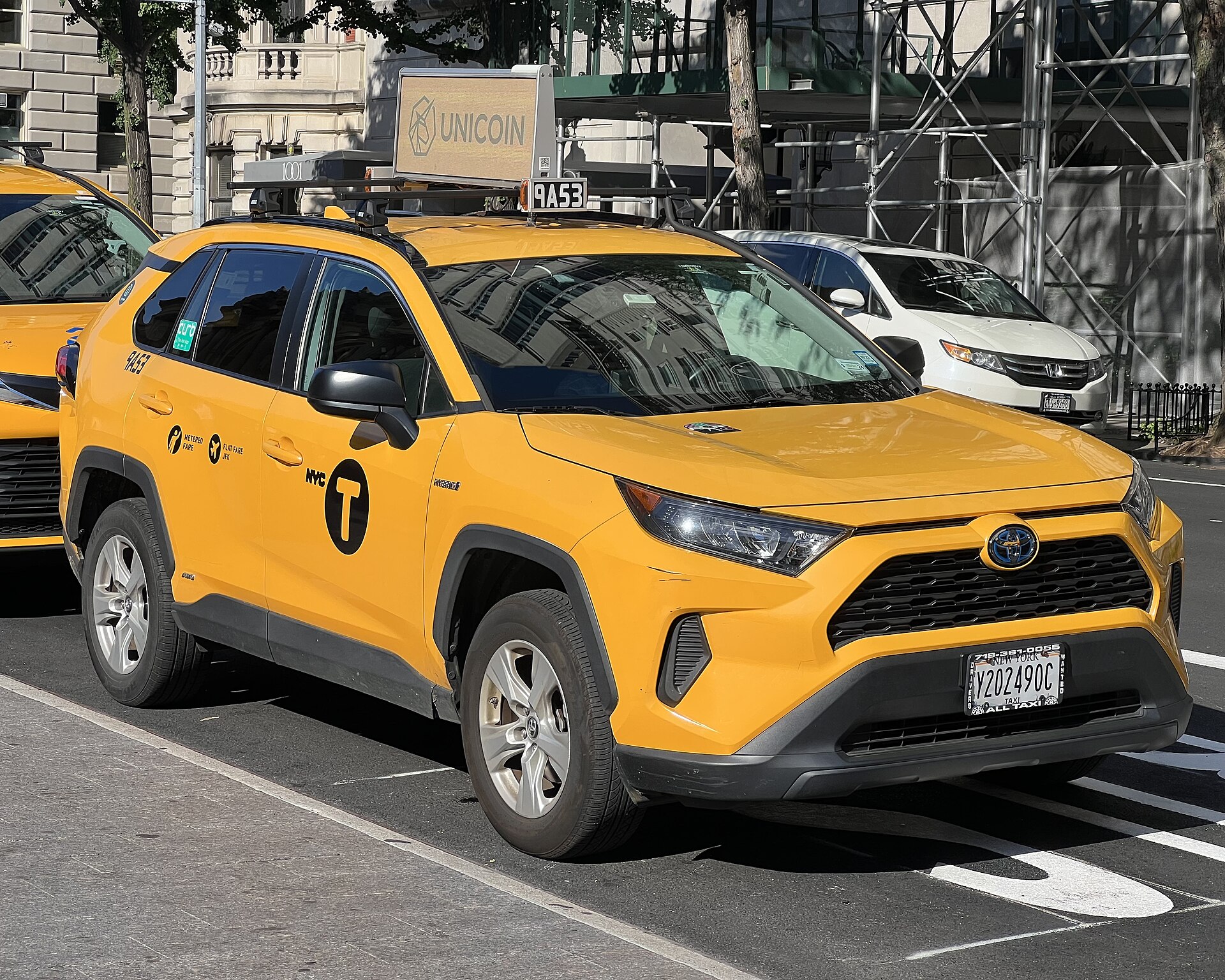 Toyota RAV4 Hybrid XA50 taksi kullanımında
