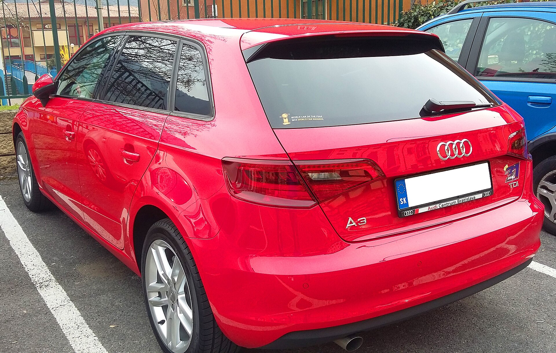 Audi A3 8V Sportback arka görünüm
